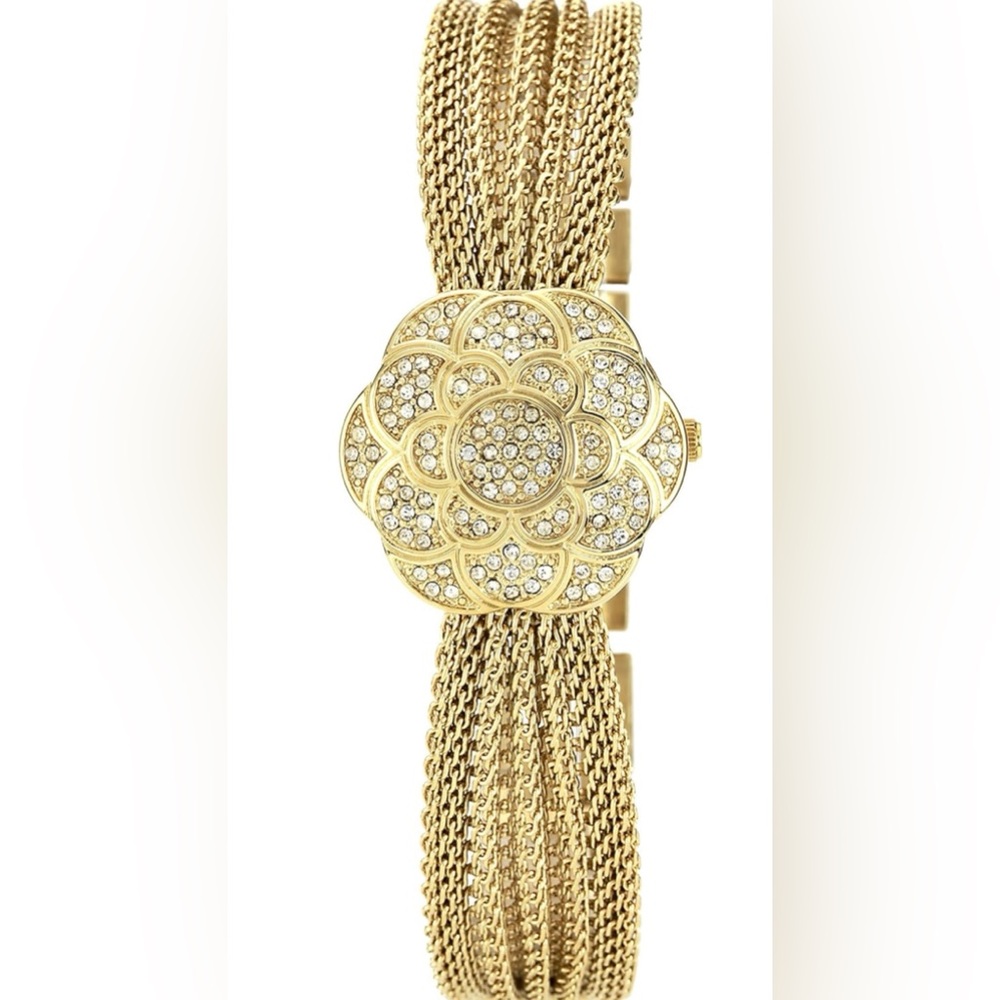 Women's AK/1046CHCV Premium Crystal-Accented Watch